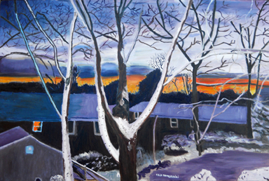 After The Snowfall  Oil on Canvas 36x24